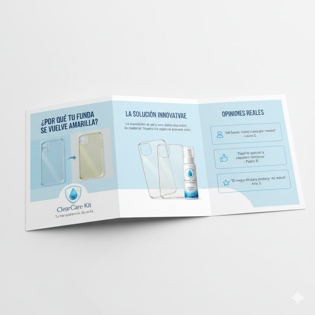 Folleto de instrucciones ClearCare Kit